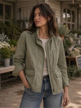 NWOT Madewell Women’s Sage Green Utility Jacket XXS
